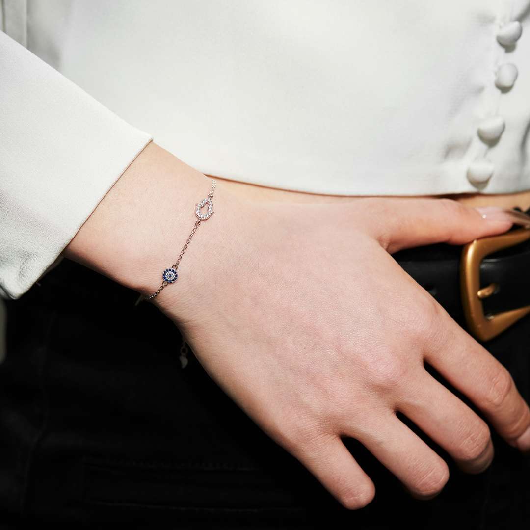 [Aurora]Gost Shape & Round Shape Necklace