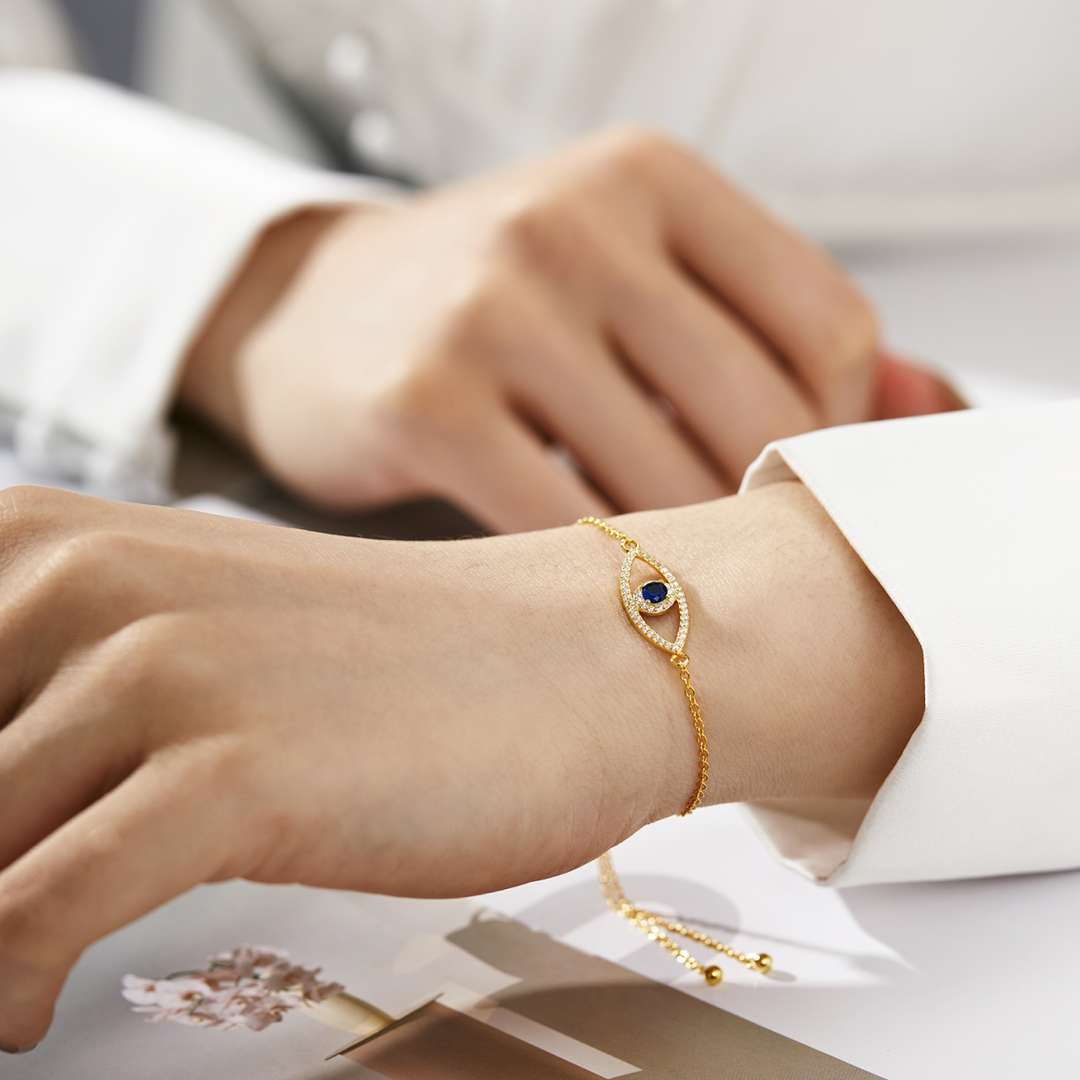 [AURORA]Armband mit hohlem Teufelsauge-Design