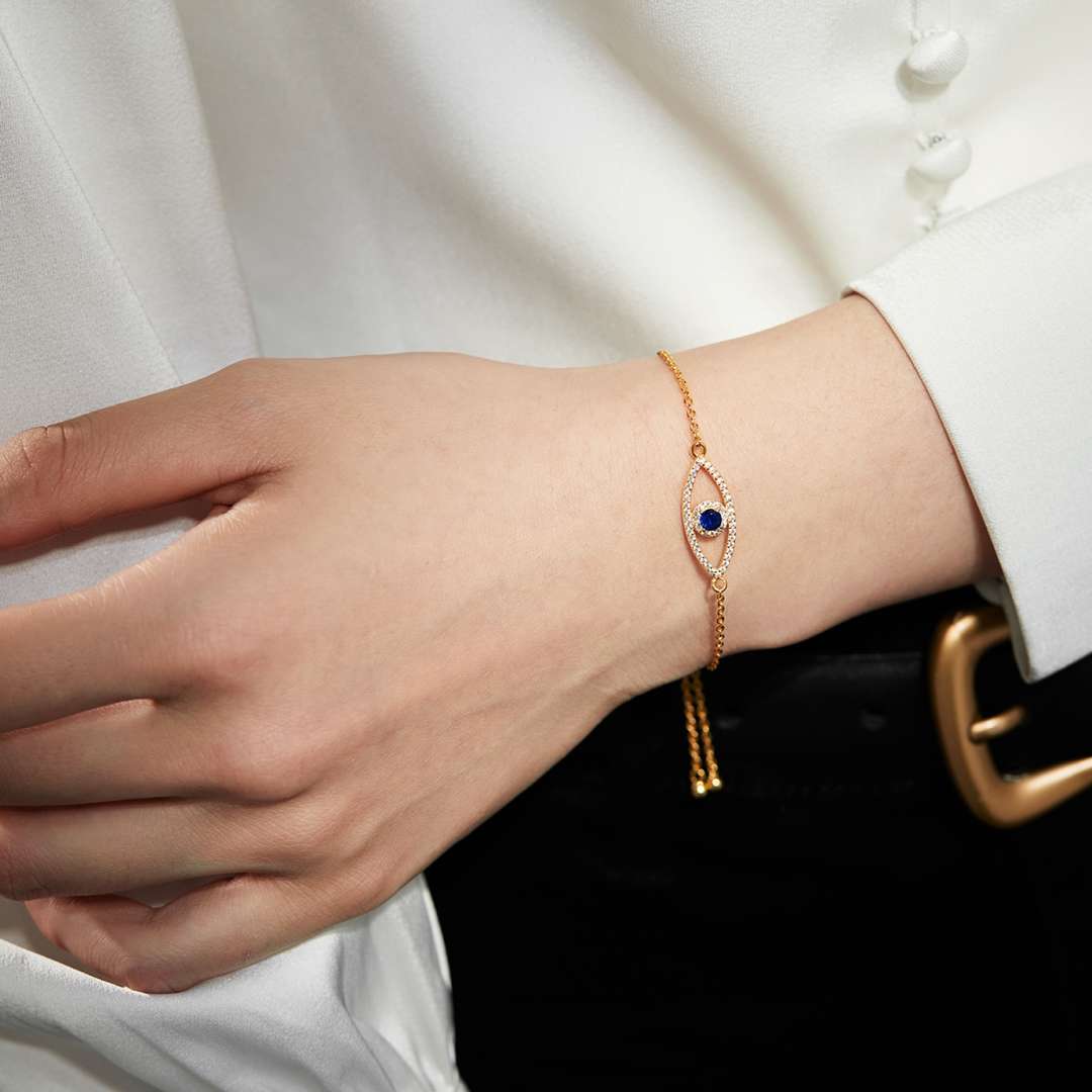 [AURORA]Armband mit hohlem Teufelsauge-Design
