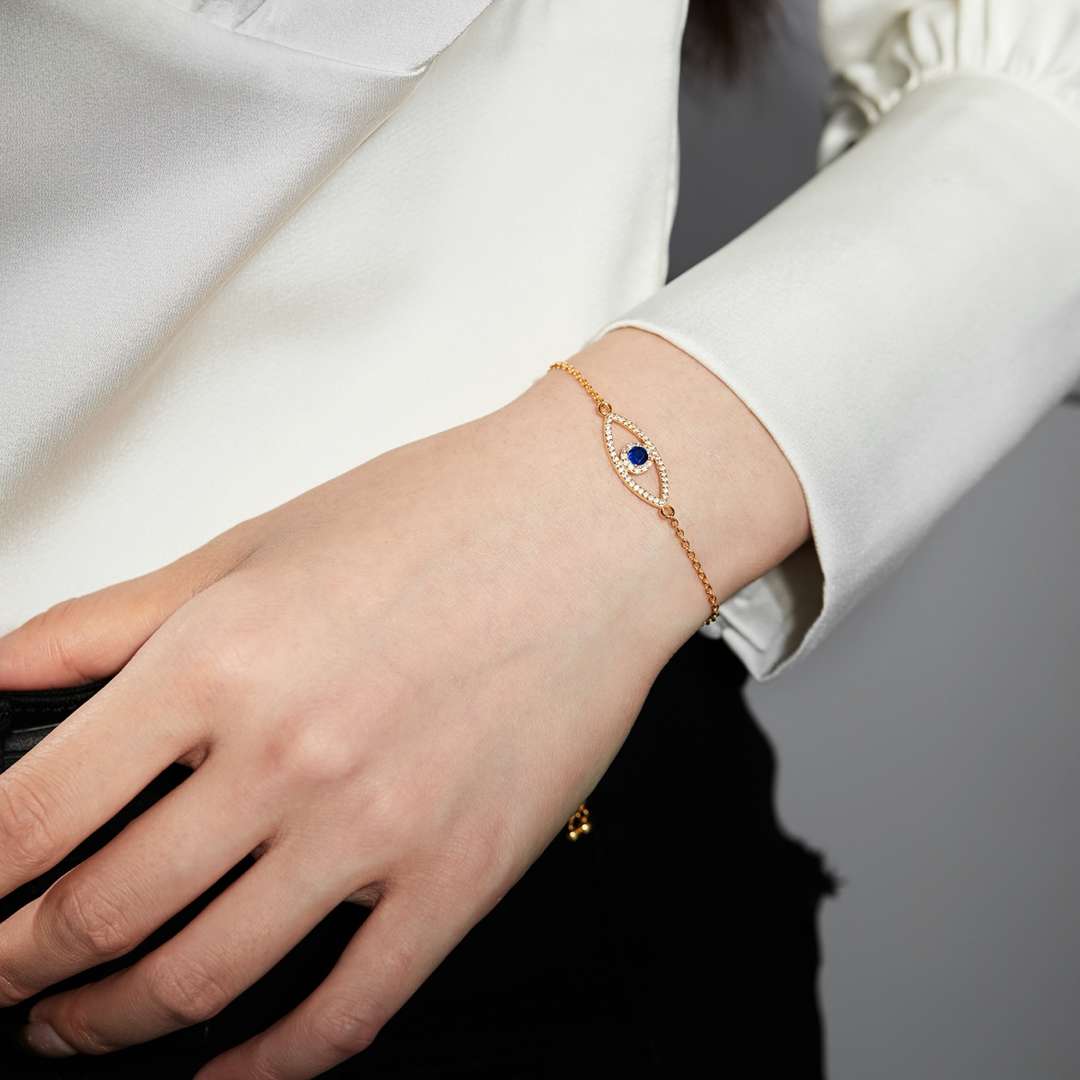 [AURORA]Armband mit hohlem Teufelsauge-Design