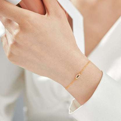 [Aurora]Evil Eye Shape Necklace