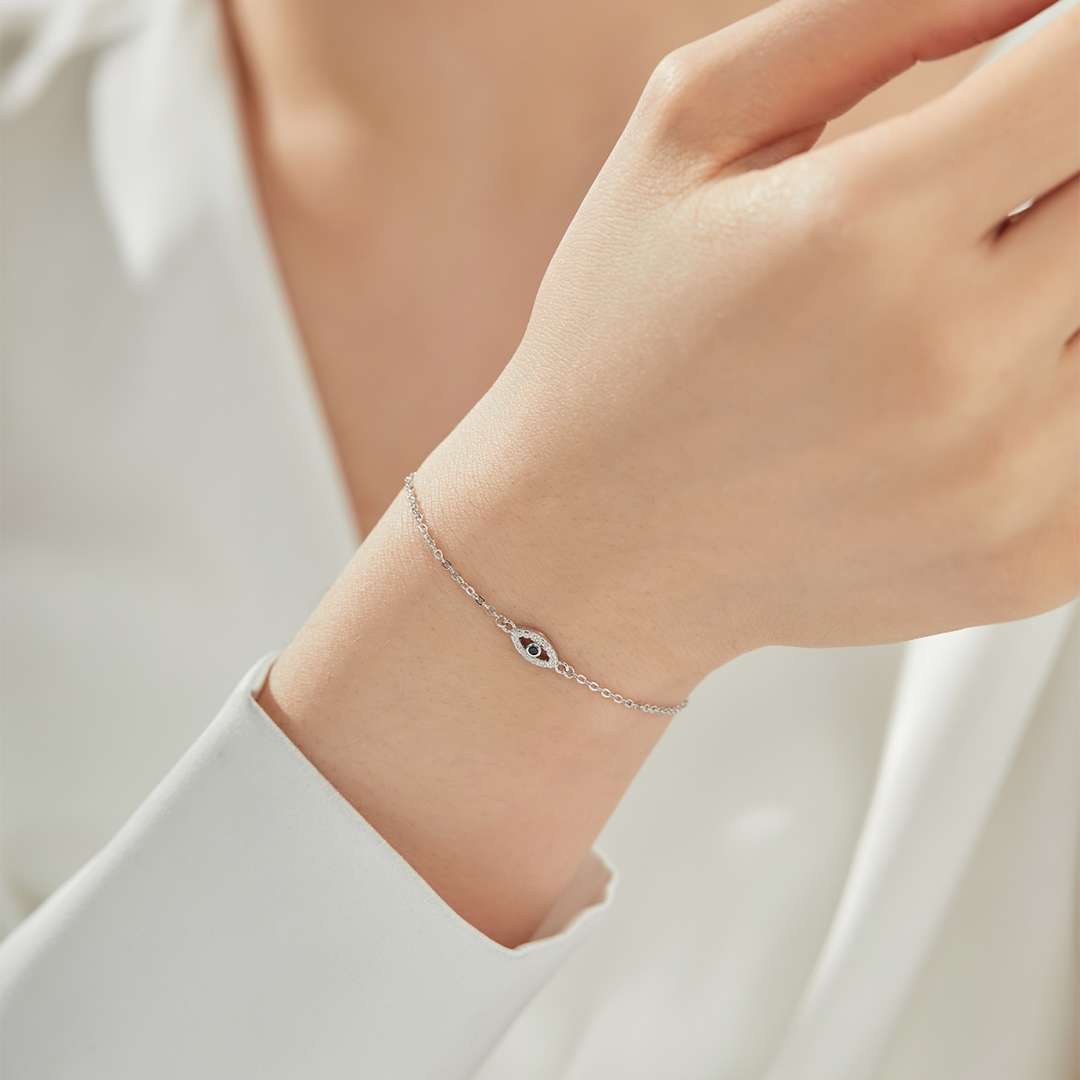 [Aurora]Evil Eye Shape Necklace