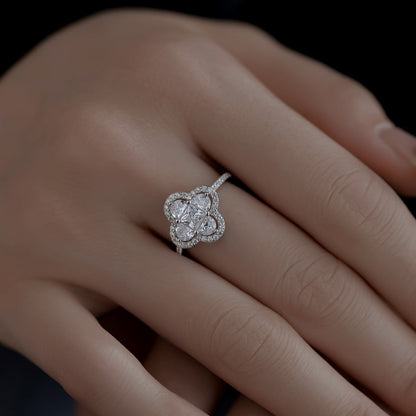 [AURORA]Luxuriöser Bankettring in Blumenform