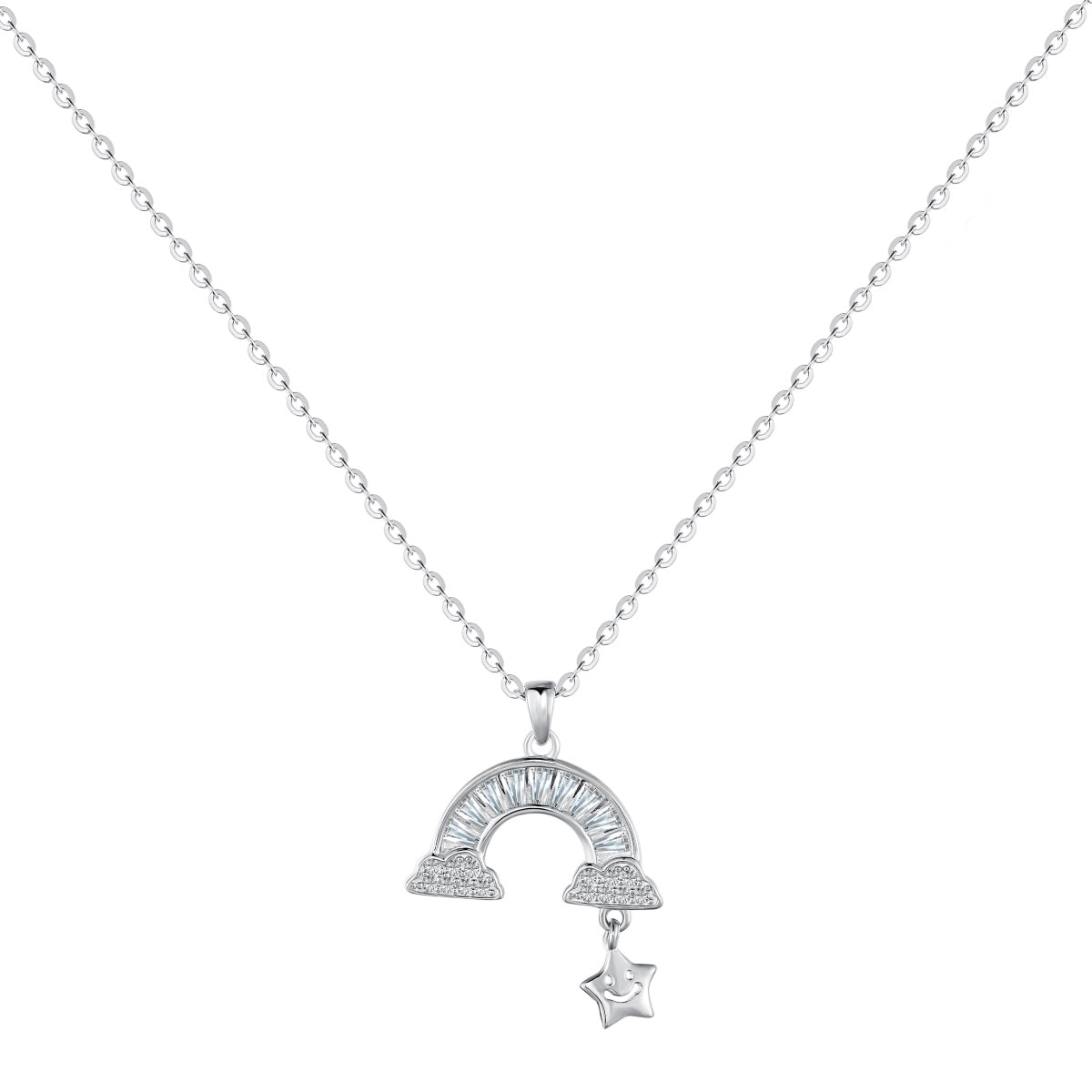 [Aurora]Unique Rainbow Star Necklace