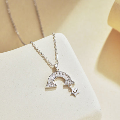 [AURORA]Unique Rainbow Star Necklace