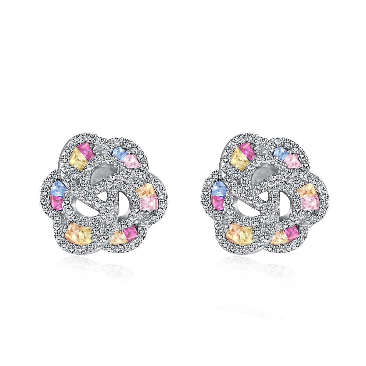 [AURORA]Exquisite Flower Shape Daily Earrings