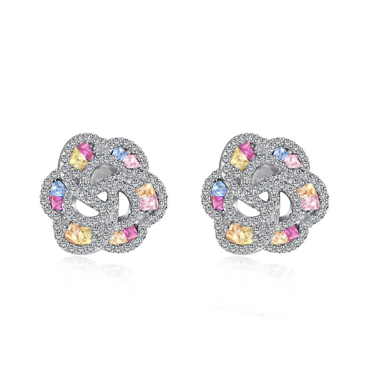 [AURORA]Exquisite Flower Shape Daily Earrings