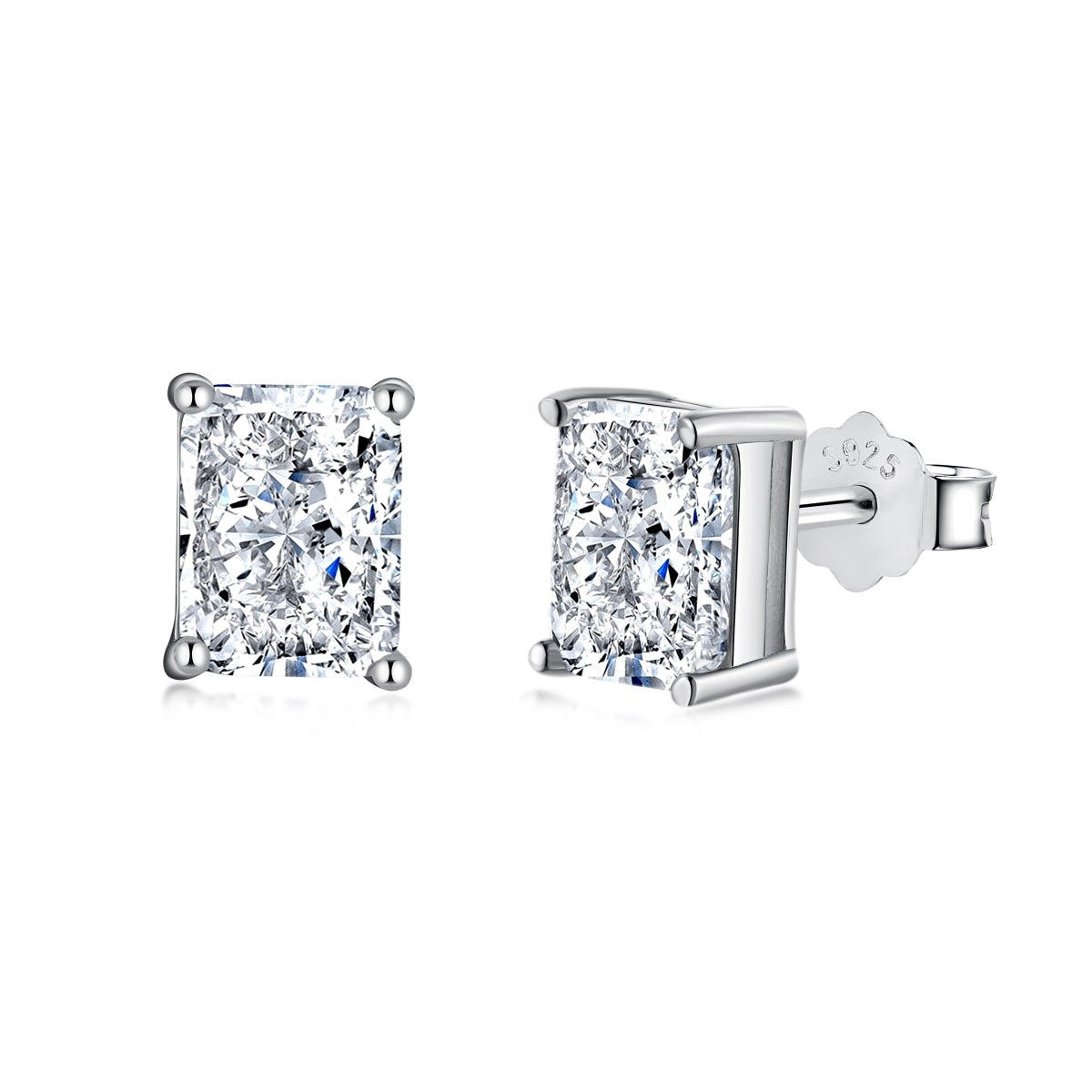 [AURORA]Radiant Luxurious Princess Cut Daily Earrings