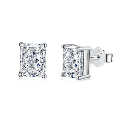 [AURORA]Radiant Luxurious Princess Cut Daily Earrings