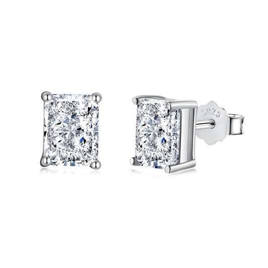 [AURORA]Radiant Luxurious Princess Cut Daily Earrings