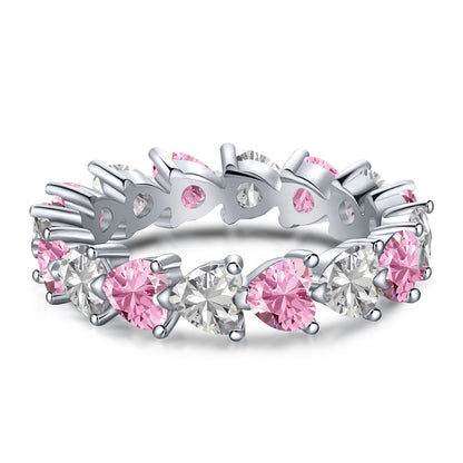 [AURORA]0,25 Karat Radiant Romance Herzschliff-Liebhaberring