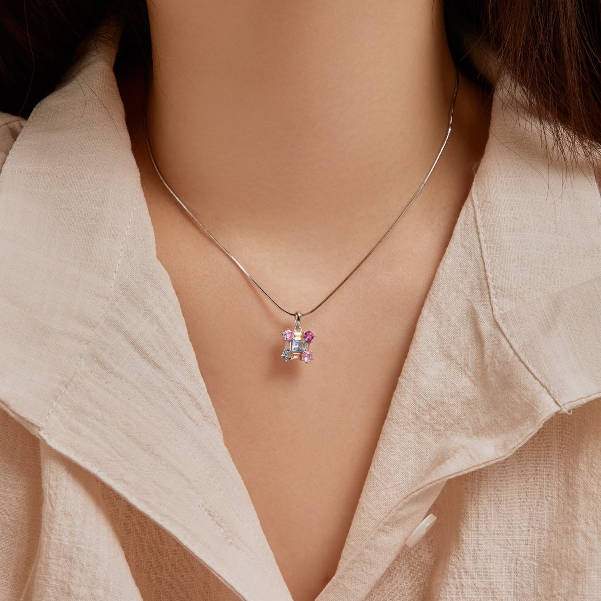 [Aurora]Gorgeous Multi Colorful Necklace