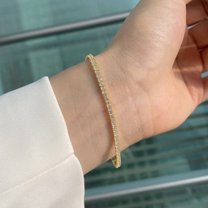 [AURORA] Strahlend buntes Party-Armband im Rundschliff