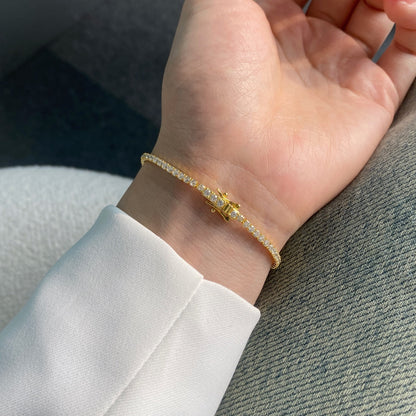 [AURORA] Strahlend buntes Party-Armband im Rundschliff