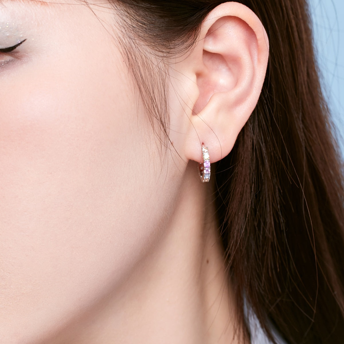 [Aurora]Radiant Colorful Round Cut Earrings
