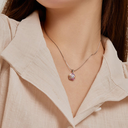 [Aurora]Charming Flower Colorful Necklace