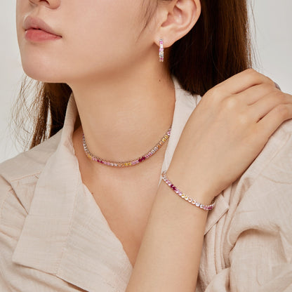 [AURORA] Zarte bunte Tenniskette