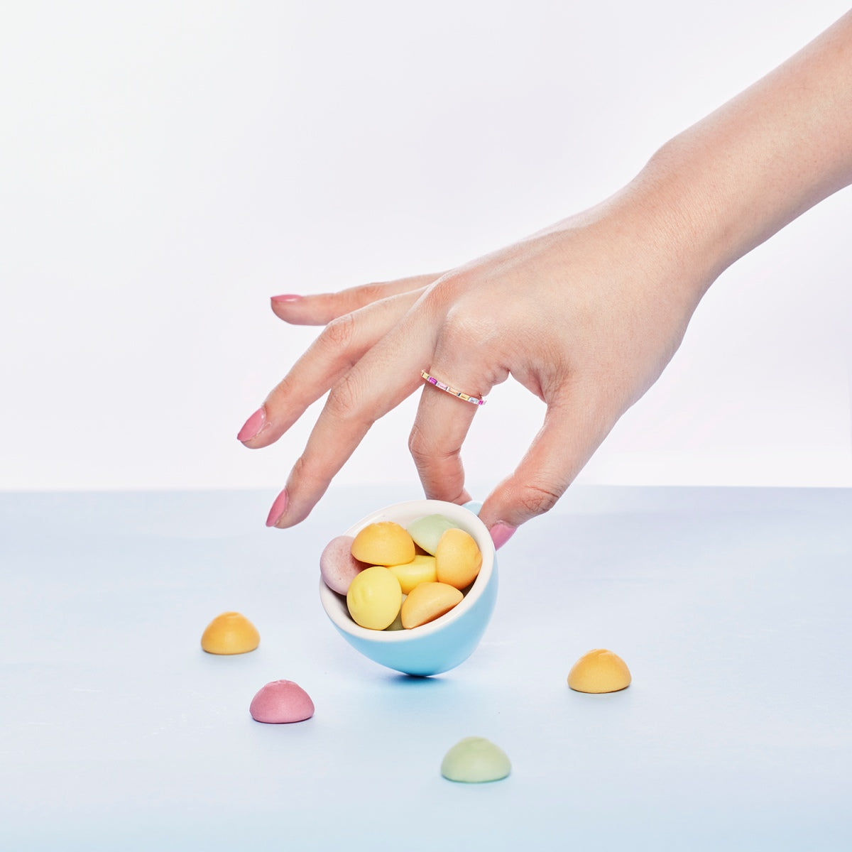 [AURORA]Lively In Shades Elegant Radiant Cut Daily Ring