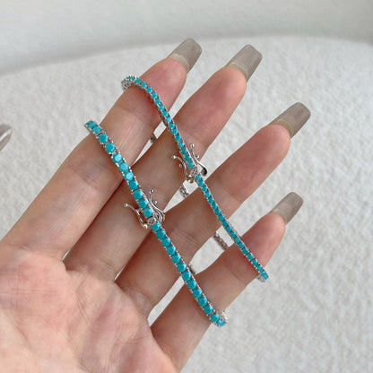 [AURORA]Schillerndes, exquisites Armband im Rundschliff für den Alltag