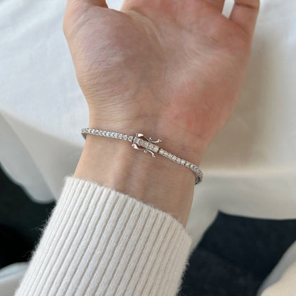 [AURORA]Schillerndes, exquisites Armband im Rundschliff für den Alltag