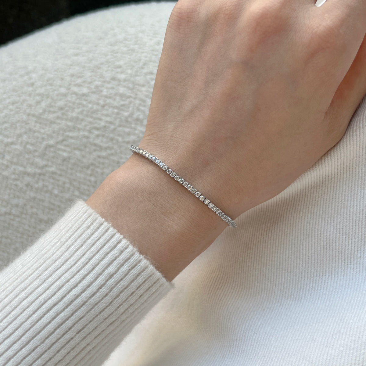 [AURORA]Schillerndes, exquisites Armband im Rundschliff für den Alltag