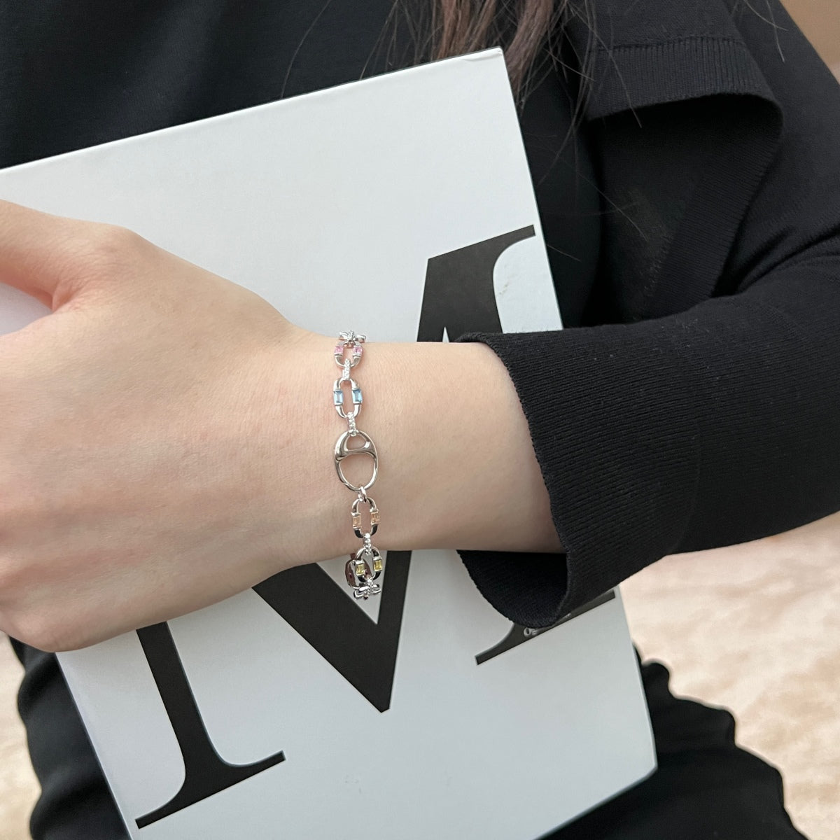 [Aurora]Dazzling Colorful Daily Bracelet