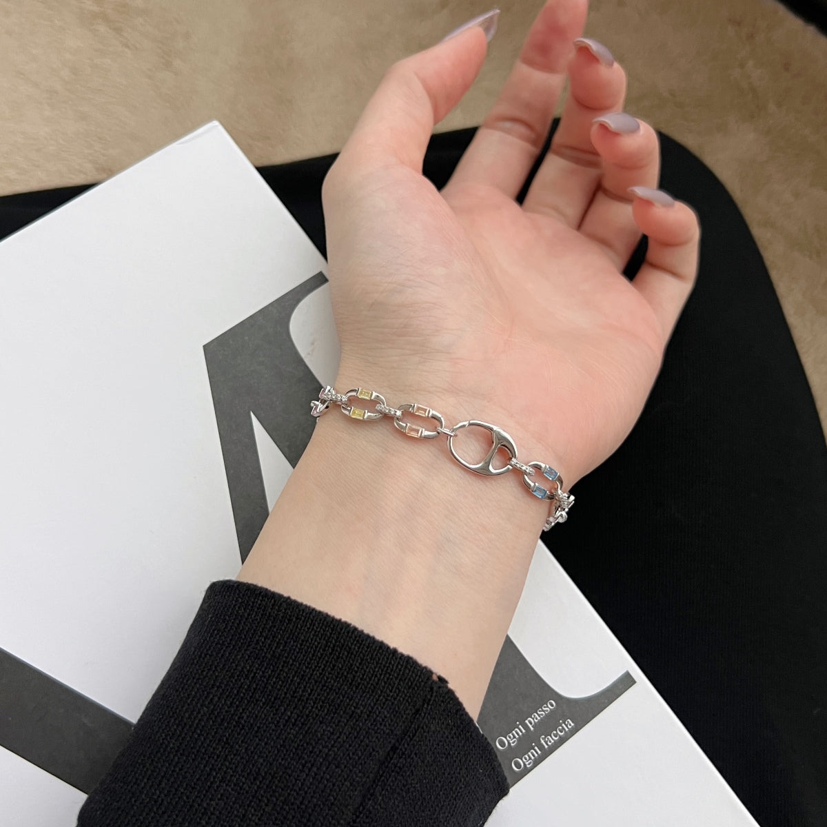 [Aurora]Dazzling Colorful Daily Bracelet