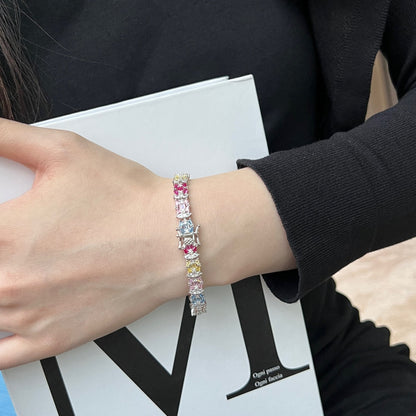 [AURORA] Zartes buntes Partyarmband mit mehreren Schnitten