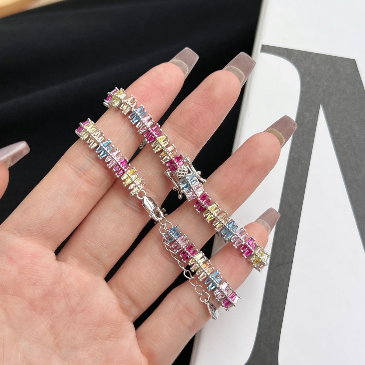 [Aurora]Sparkling Exquisite Multi Cut Party Bracelet