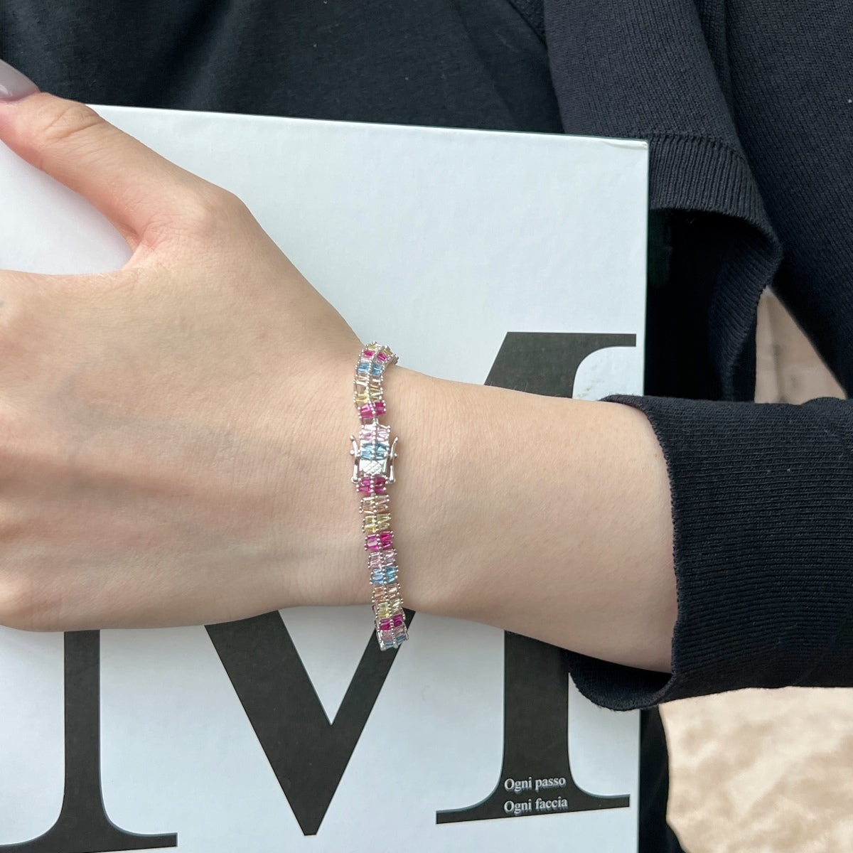 [Aurora]Sparkling Exquisite Multi Cut Party Bracelet