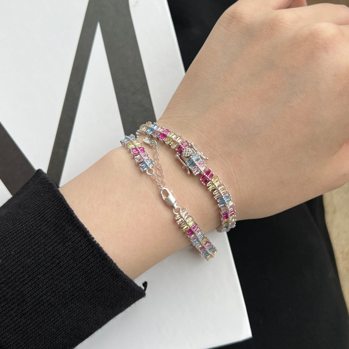 [Aurora]Sparkling Exquisite Multi Cut Party Bracelet