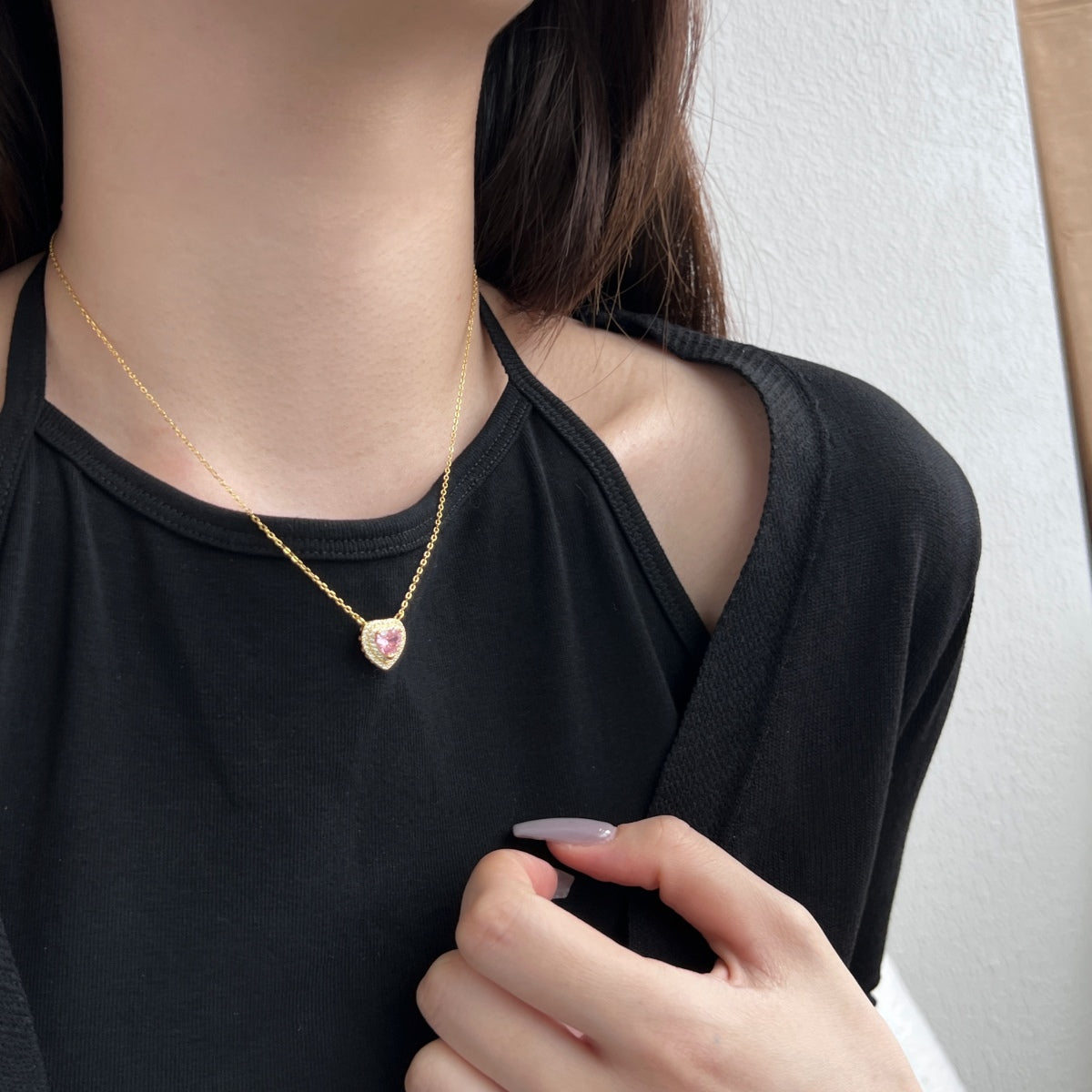 [AURORA]Exquisite Heart Shape Necklace