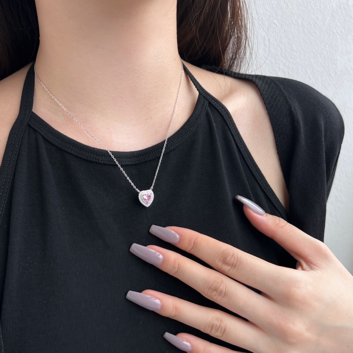[AURORA]Exquisite Heart Shape Necklace
