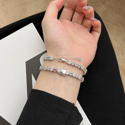 [AURORA]Schillerndes, strahlendes Multi-Cut-Tagesarmband