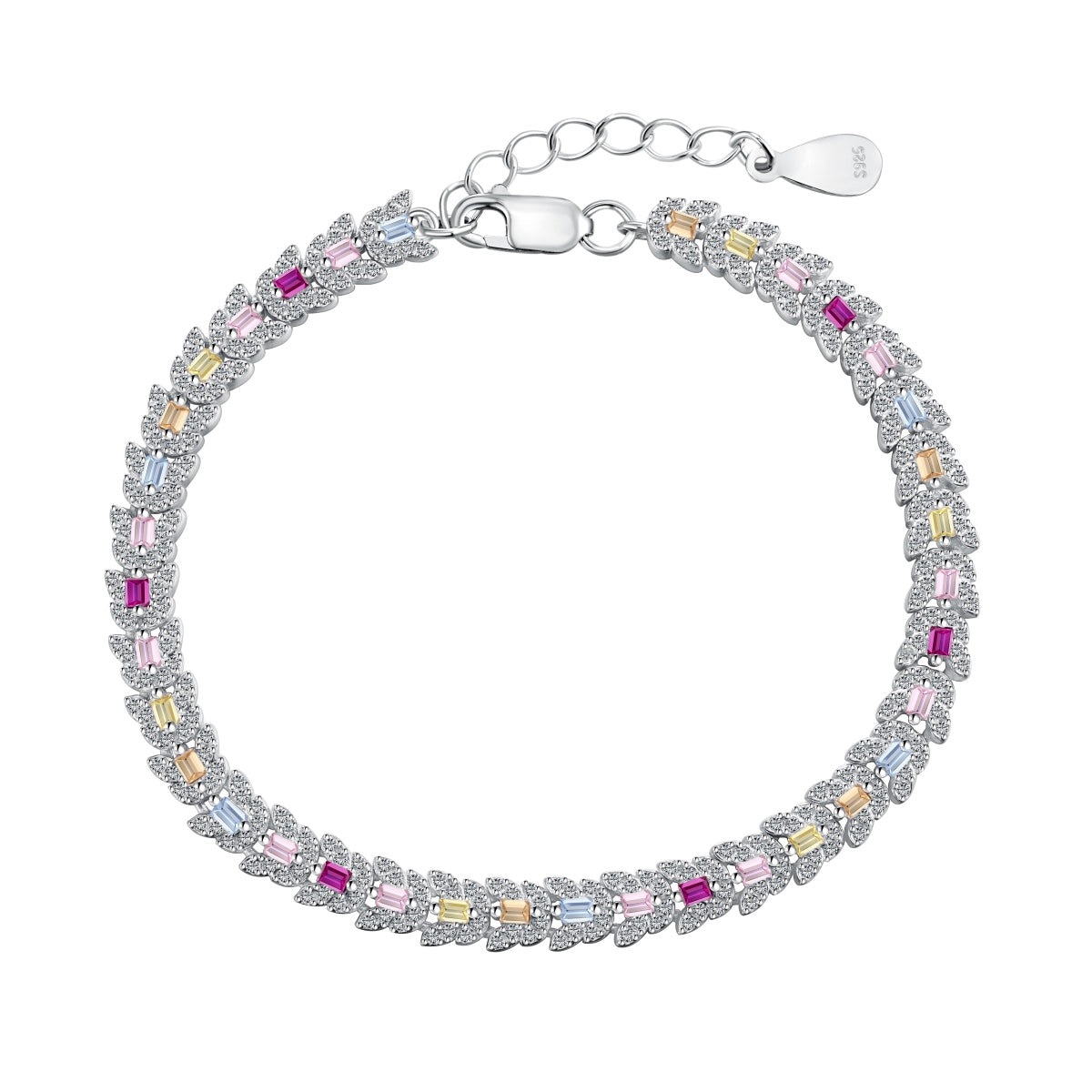 [AURORA] Zartes buntes Multi-Cut-Alltagsarmband