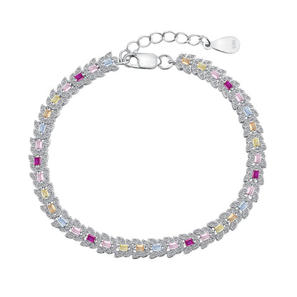 [AURORA] Zartes buntes Multi-Cut-Alltagsarmband