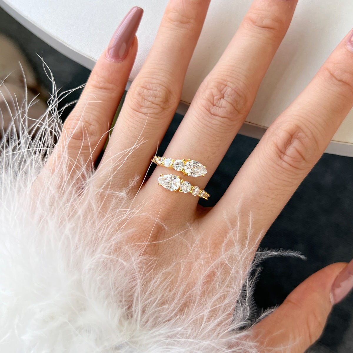 [AURORA]Delicate Lively Snake Shape Daily Ring