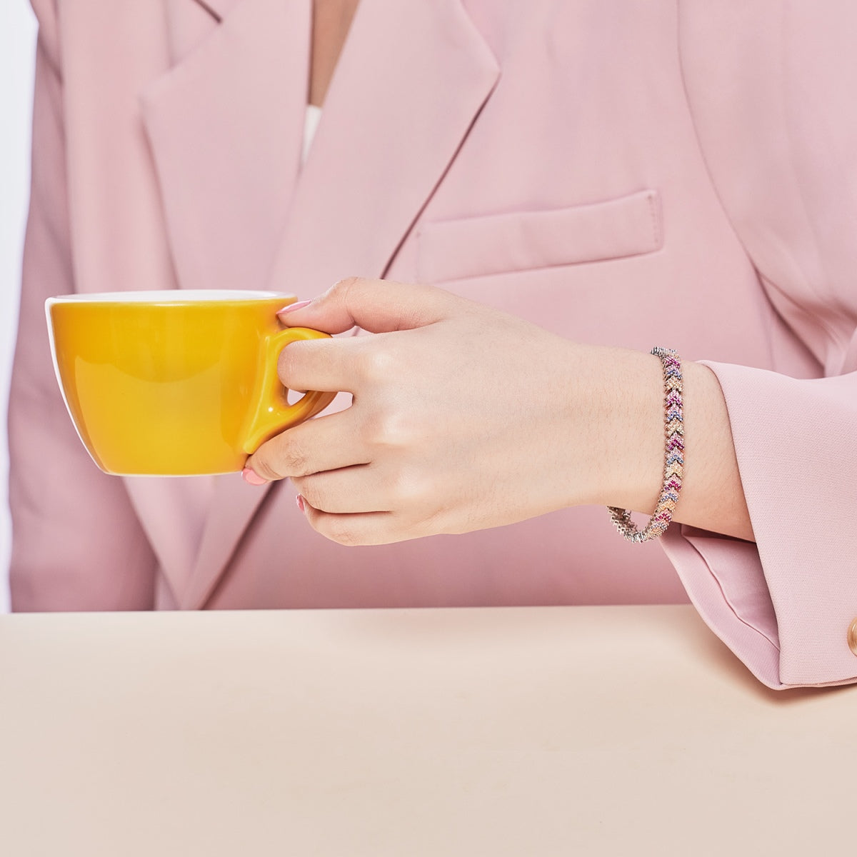 [AURORA]Ornate Sparkling Round Cut Party Bracelet