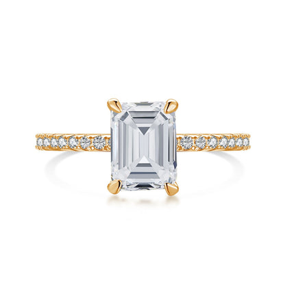 [Aurora]2.0 Carat Scintillating Ornate Radiant Cut Party Ring