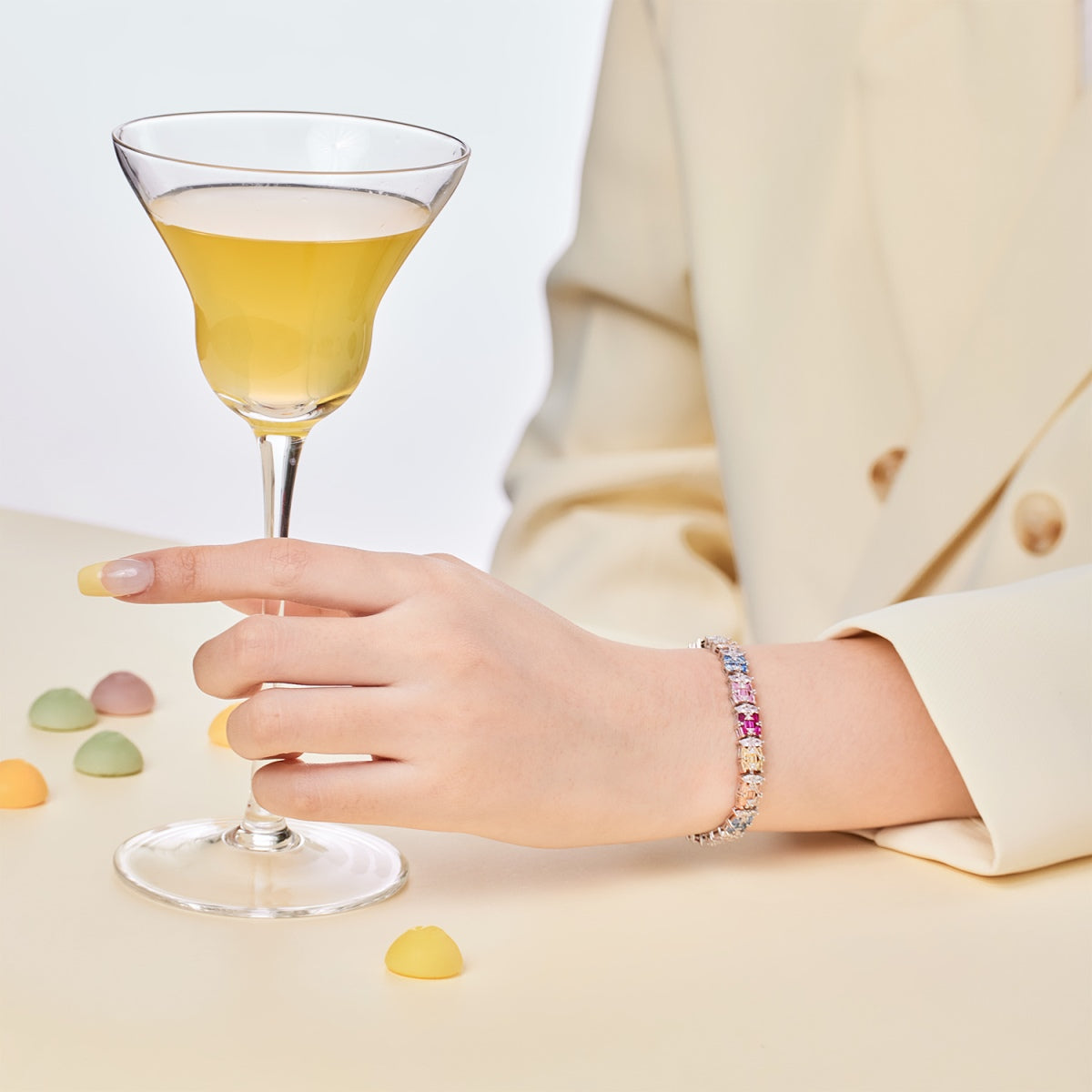 [Aurora]Delicate Colorful Multi Cut Party Bracelet