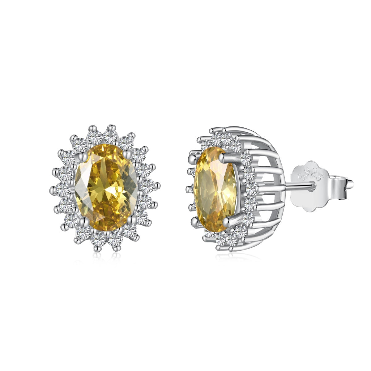 [AURORA]Delicate Radiant Oval Cut Daily Earrings