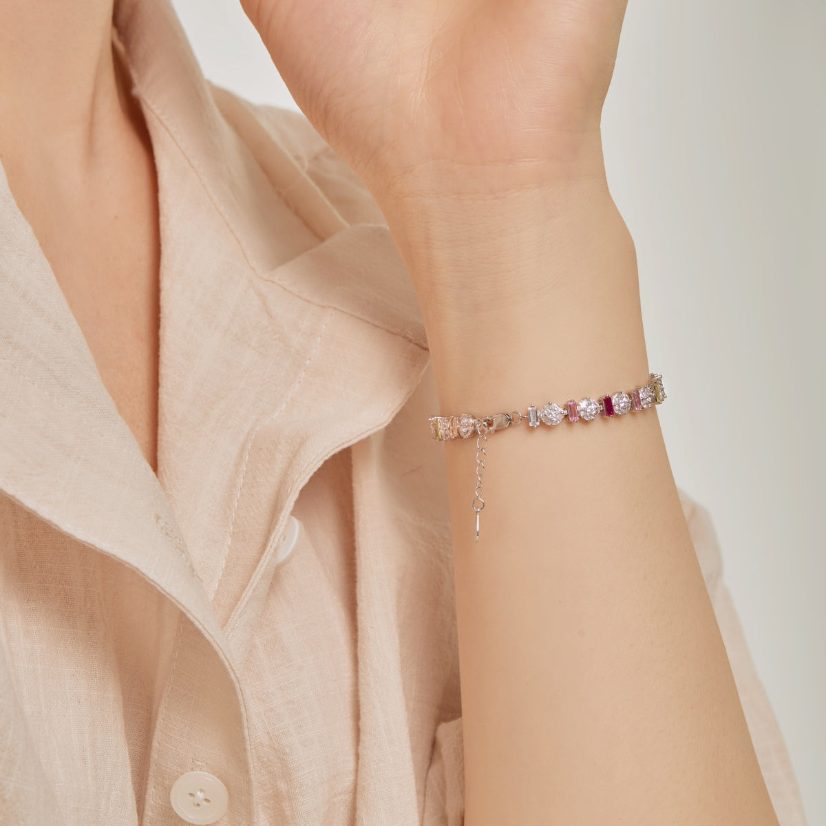 [Aurora]Radiant Colorful Round Shape Daily Bracelet