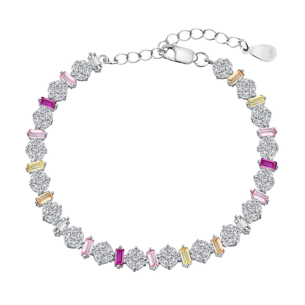 [Aurora]Radiant Colorful Round Shape Daily Bracelet