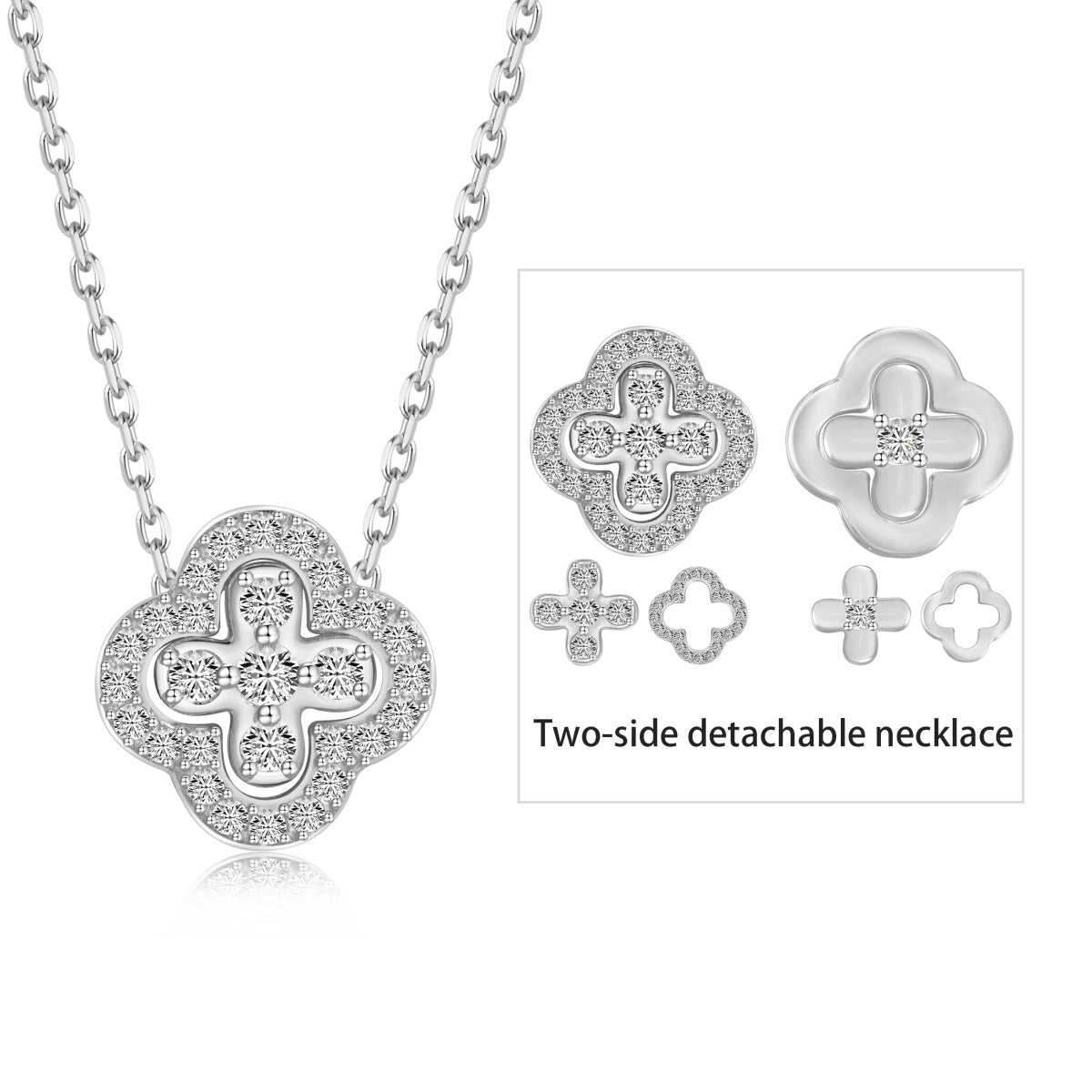[Aurora]Four-Leaf Clover Various DIY Wearable Necklaces