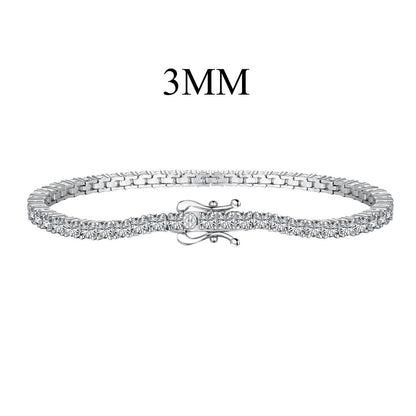 [AURORA]Dainty Charming Round Cut Tennis Bracelet