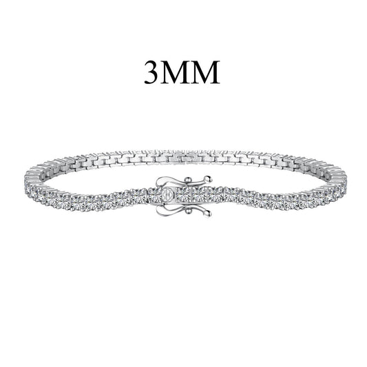 [AURORA]Dainty Charming Round Cut Tennis Bracelet