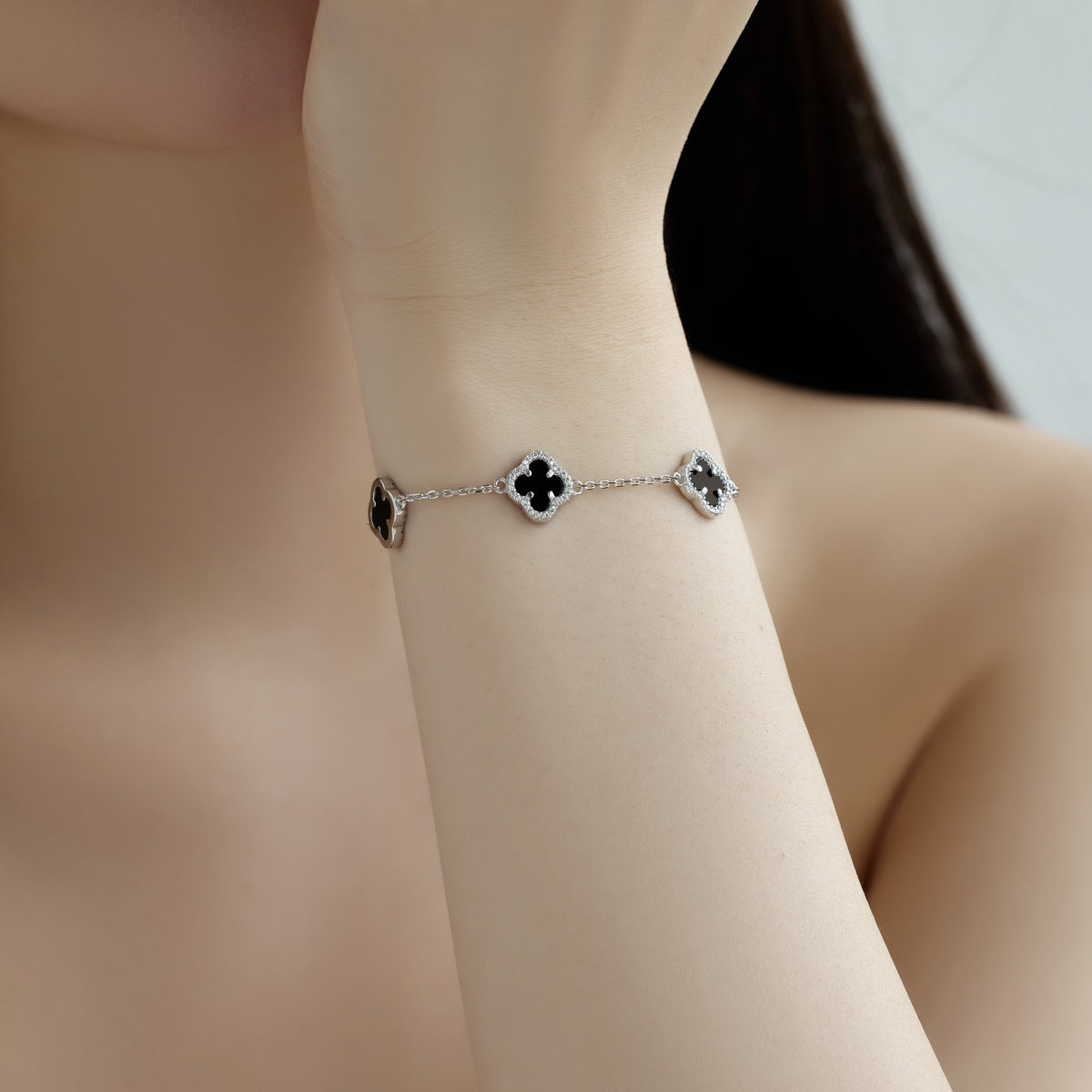 [Aurora]Four-Leaf Clover Exquisite Bracelet