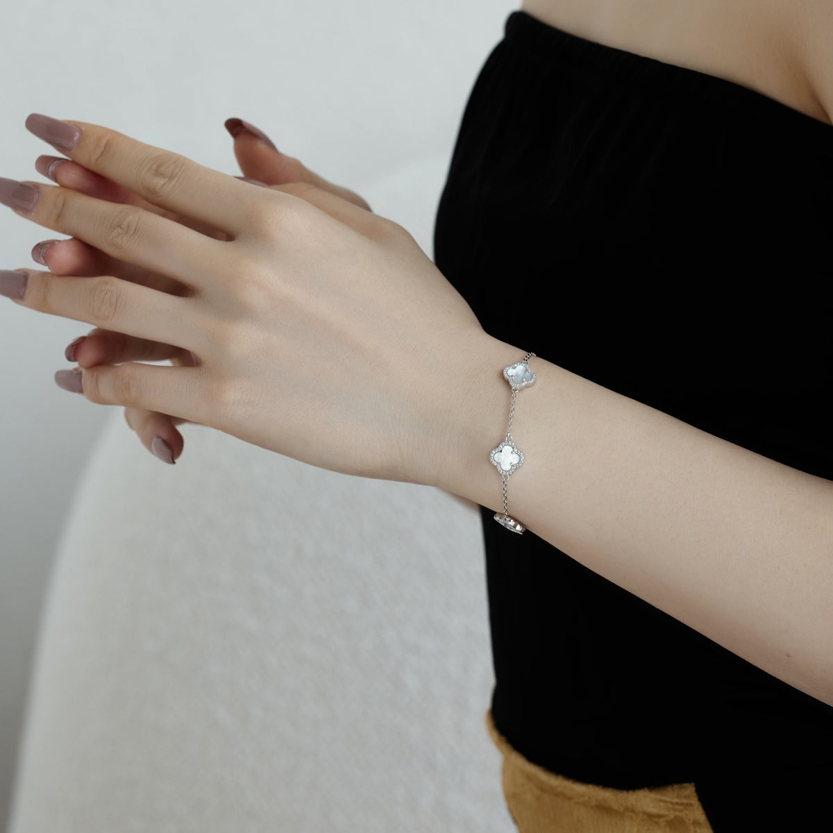 [Aurora]Four-Leaf Clover Exquisite Bracelet
