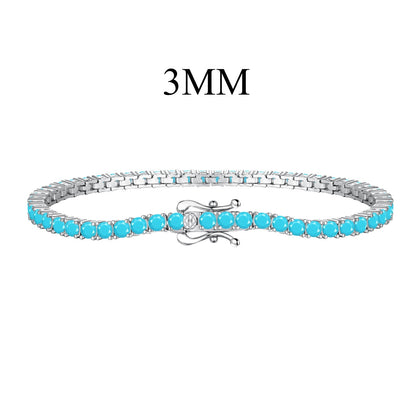 [Aurora]Dainty Charming Round Cut Tennis Bracelet