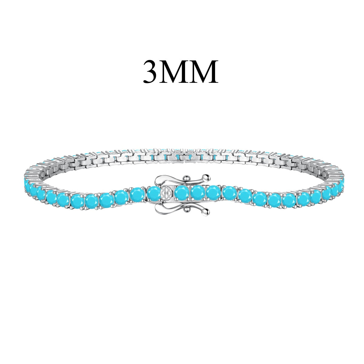 [AURORA]Dainty Charming Round Cut Tennis Bracelet